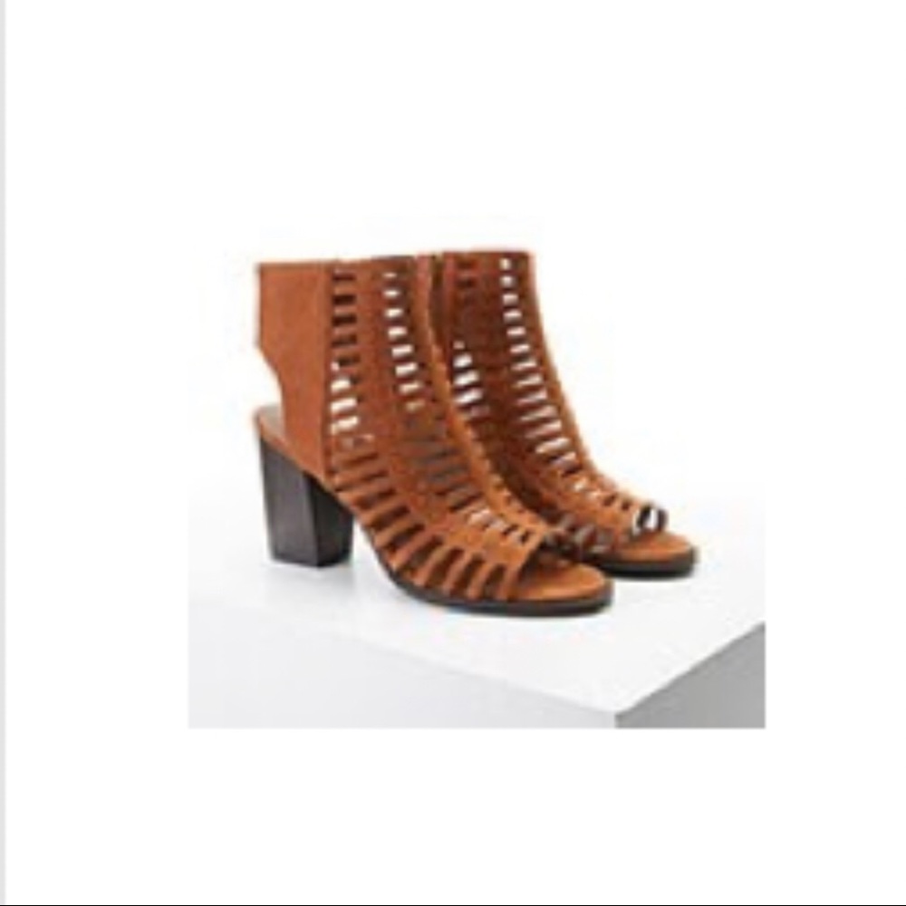 Cutout Sandal Booties